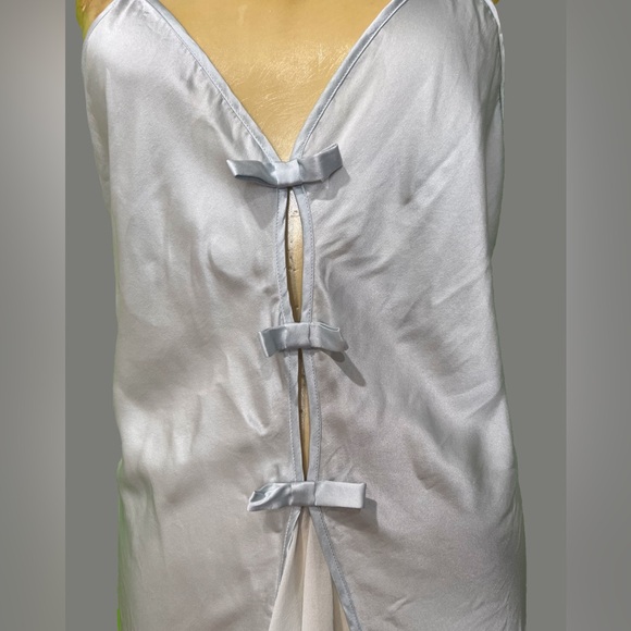 🩶🎀Bow Silk Slip Dress🎀🩶 - Picture 2 of 7
